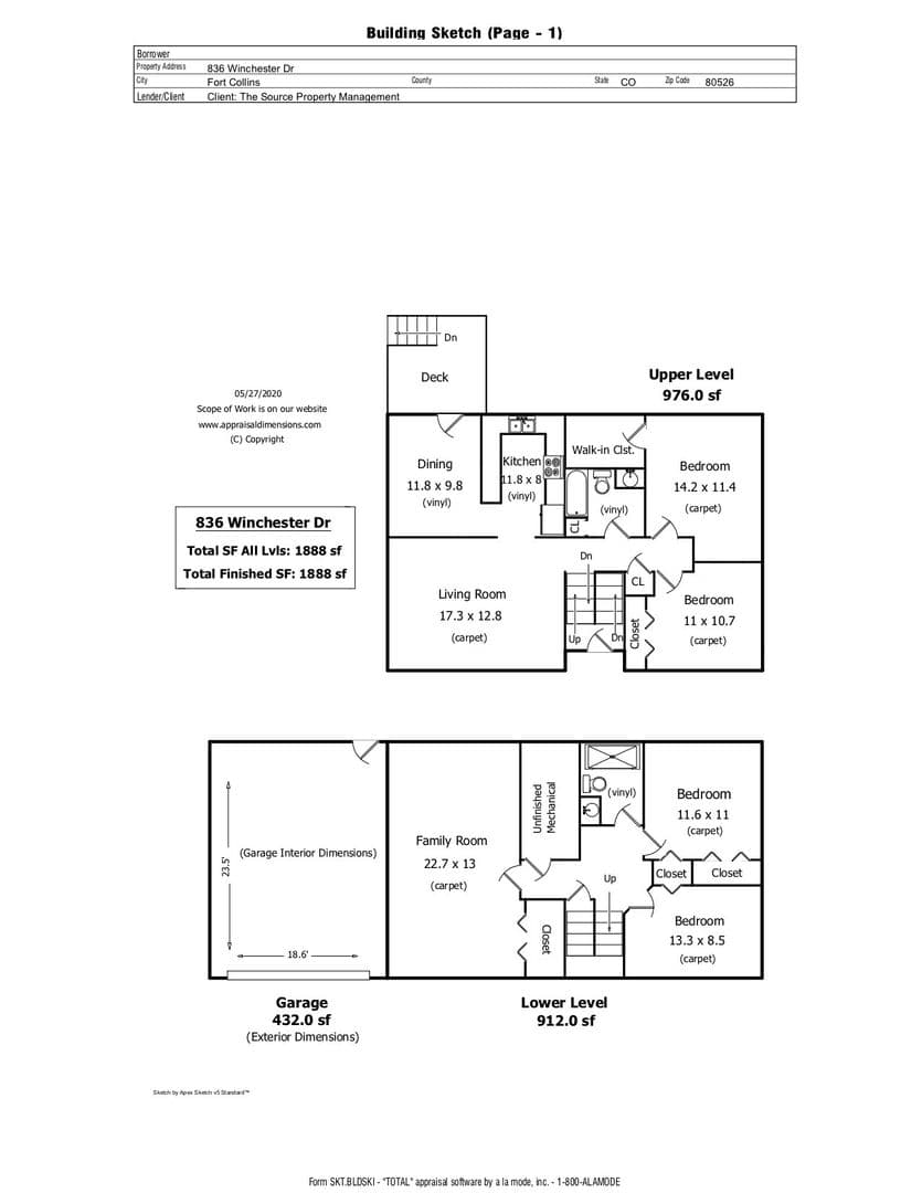 Fort Collins House: 836 Winchester Dr