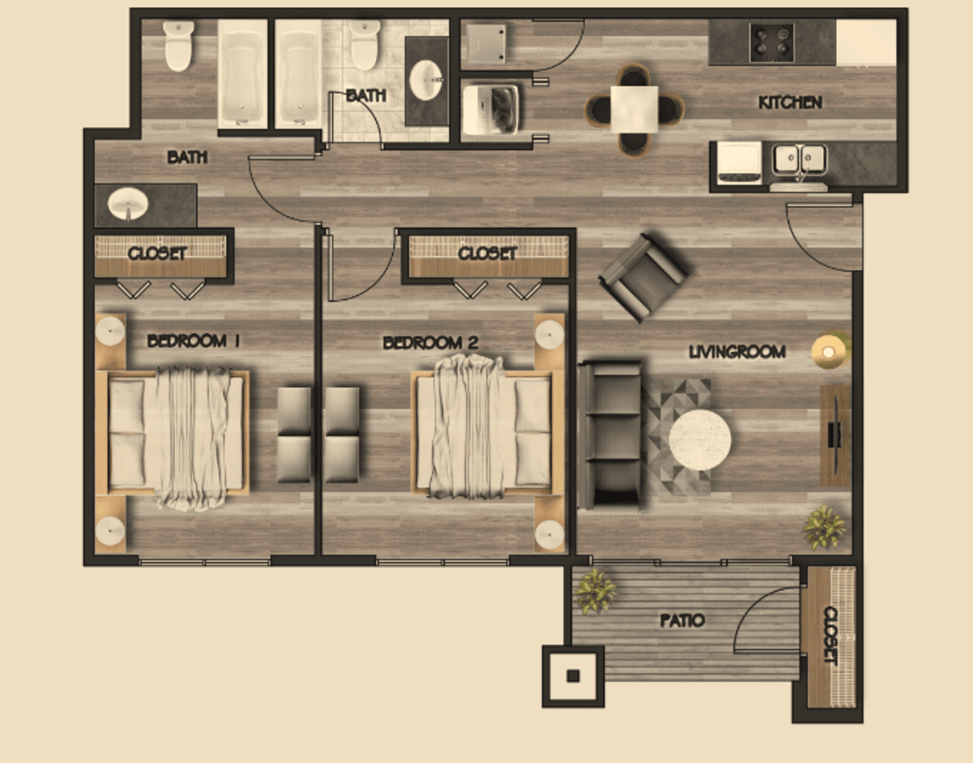 Branson Apartment: 750 Windsor Court -104