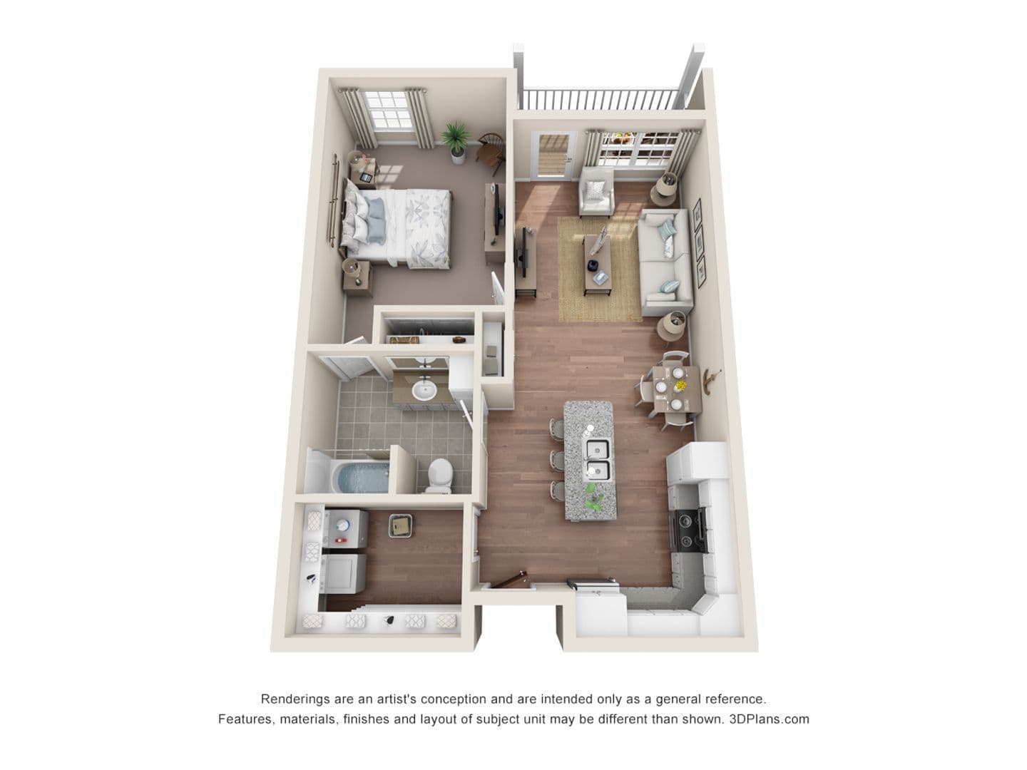 Holmen Apartment: 1614 Prairie Place
