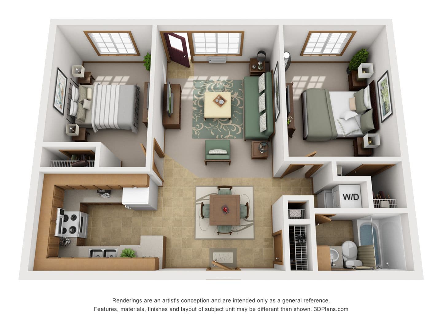 Holmen Apartment: 970 Linden Dr