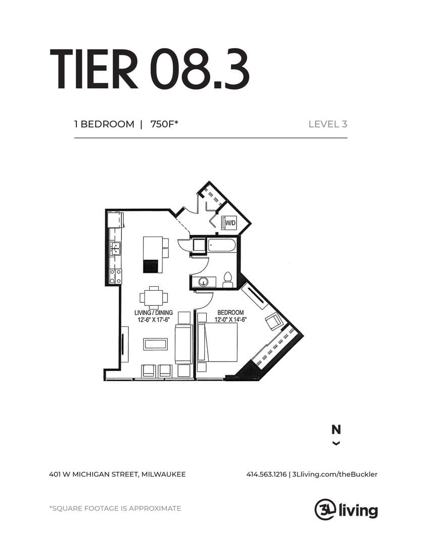 Milwaukee Apartment: 401 W. Michigan St.