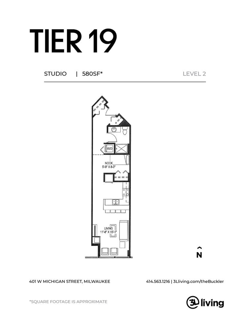 Milwaukee Apartment: 401 W. Michigan St.