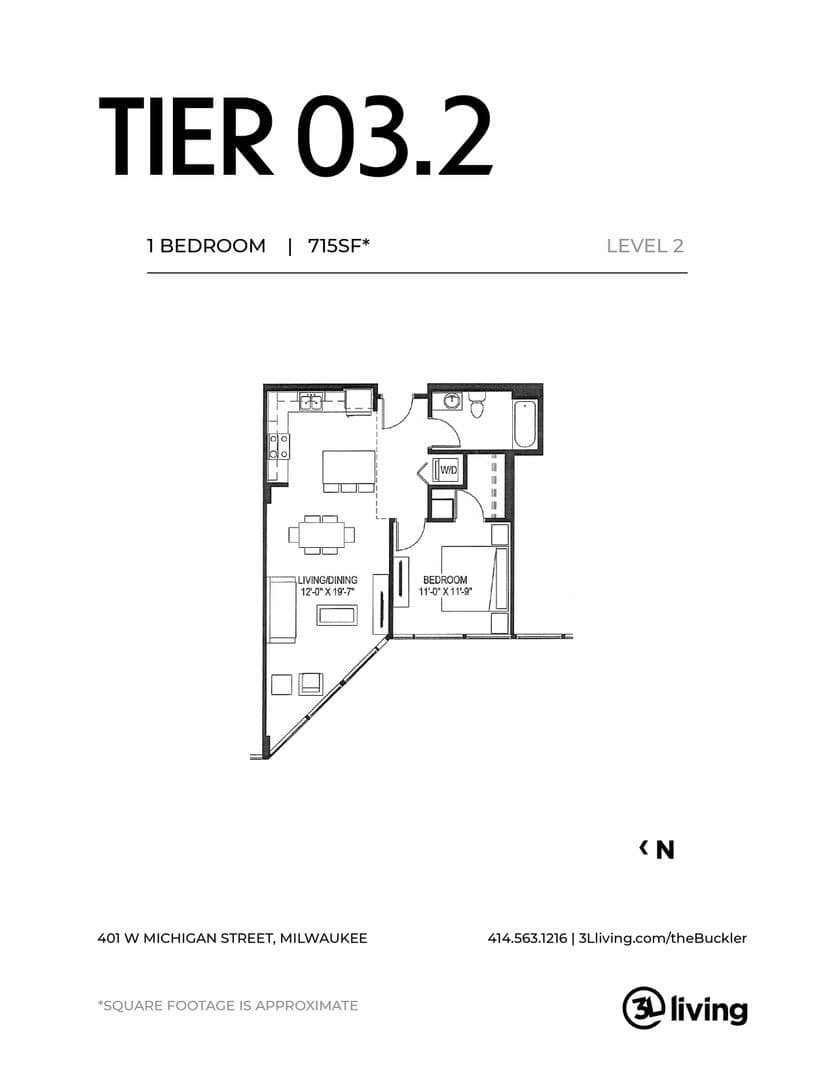 Milwaukee Apartment: 401 W. Michigan St.
