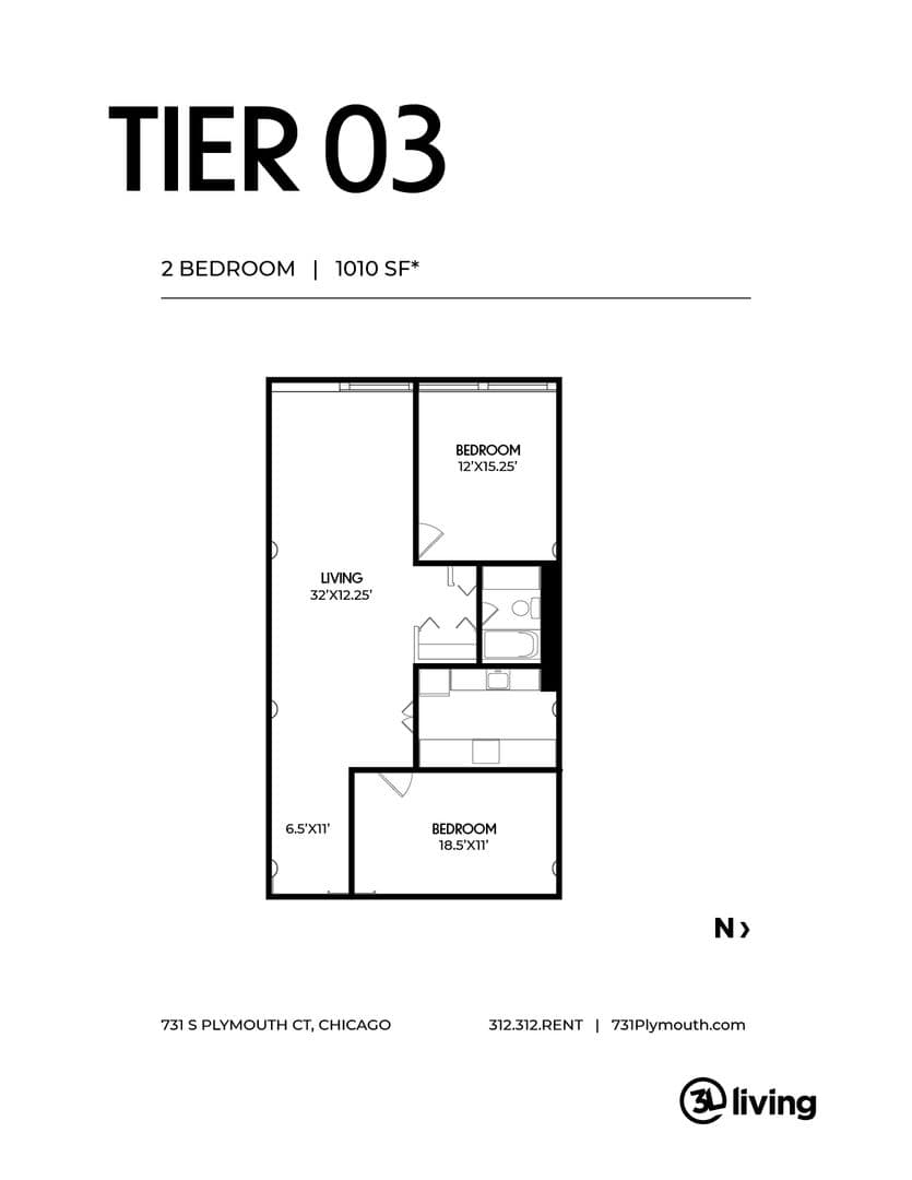 Chicago Apartment: 731 S. Plymouth Ct.