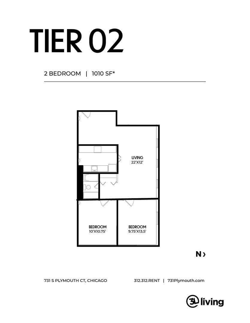 Chicago Apartment: 731 S. Plymouth Ct.
