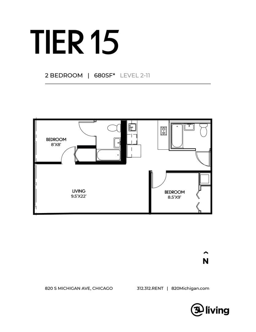 Chicago Apartment: 820 S. Michigan Ave.
