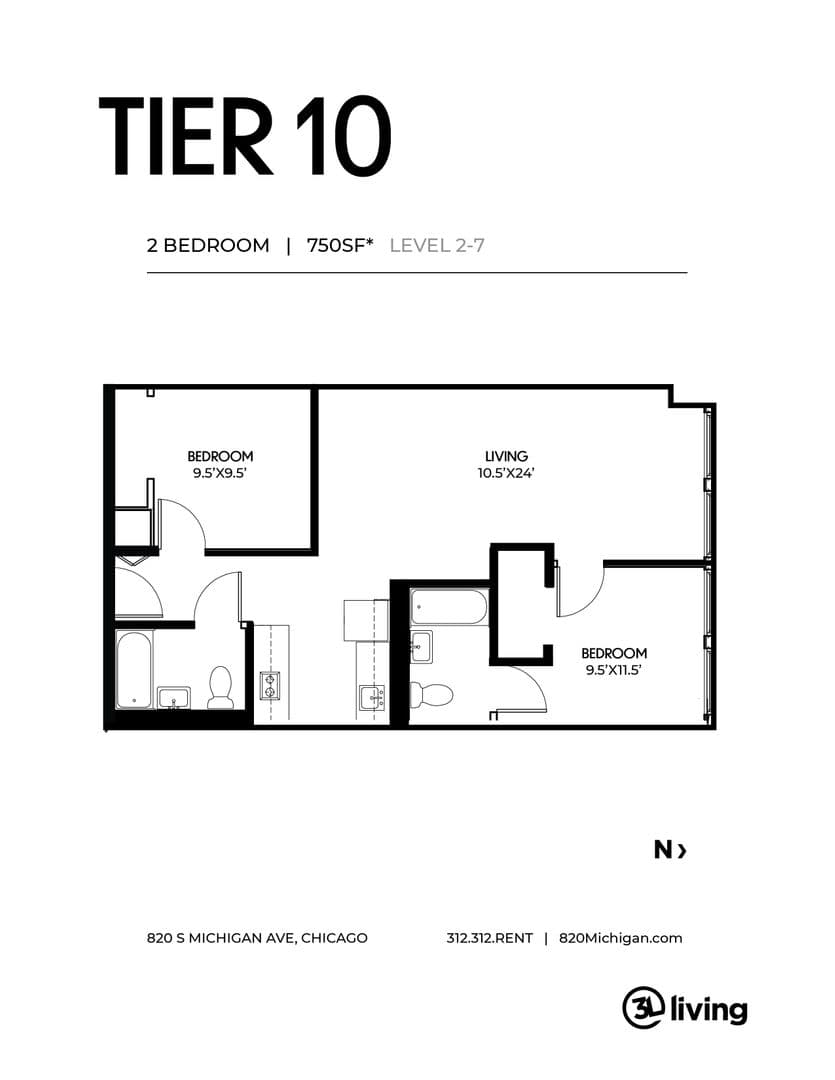 Chicago Apartment: 820 S. Michigan Ave.