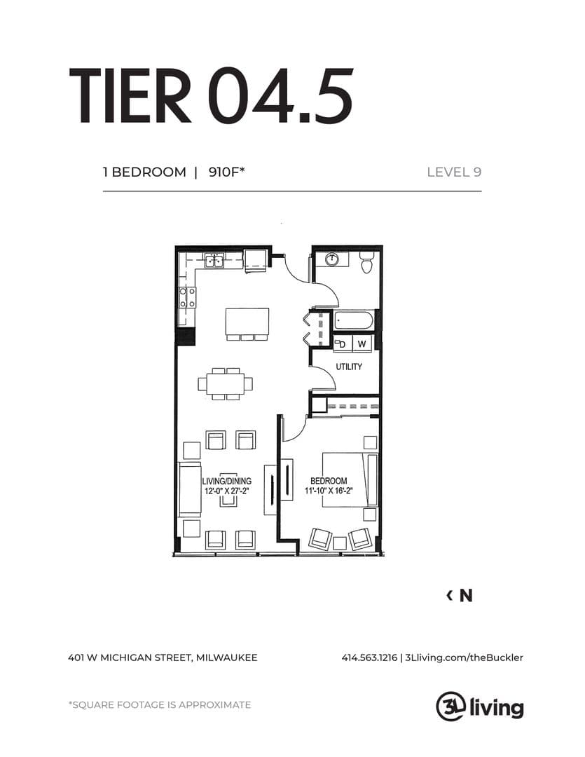 Milwaukee Apartment: 401 W. Michigan St.