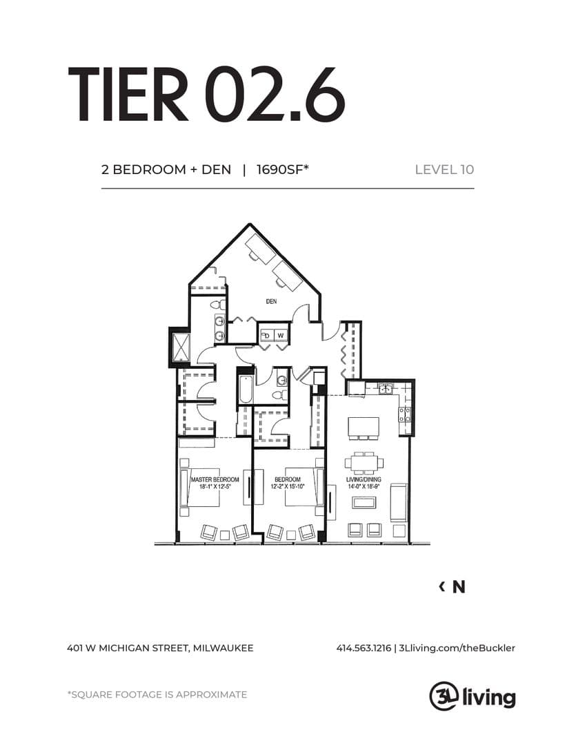 Milwaukee Apartment: 401 W. Michigan St.
