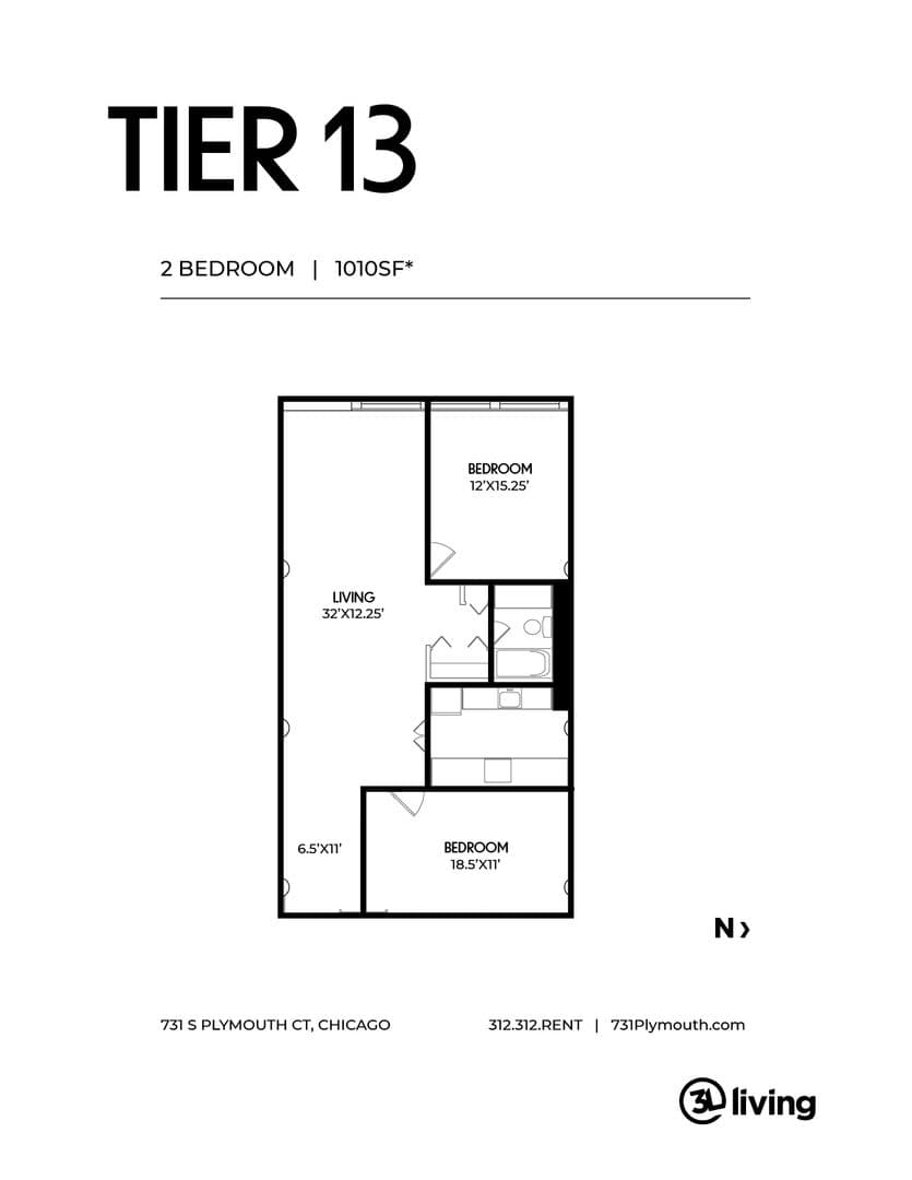 Chicago Apartment: 731 S. Plymouth Ct.
