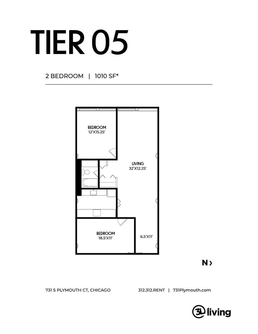 Chicago Apartment: 731 S. Plymouth Ct.