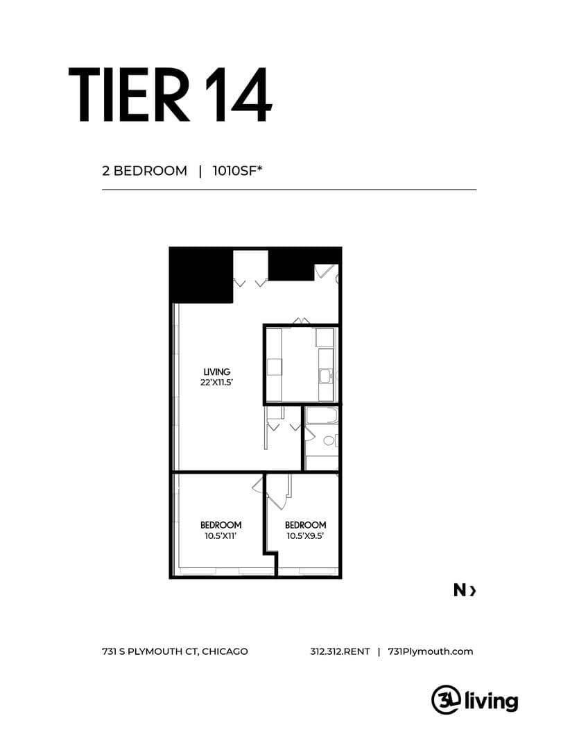 Chicago Apartment: 731 S. Plymouth Ct.