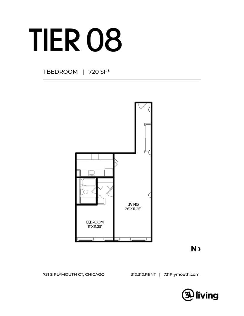 Chicago Apartment: 731 S. Plymouth Ct.