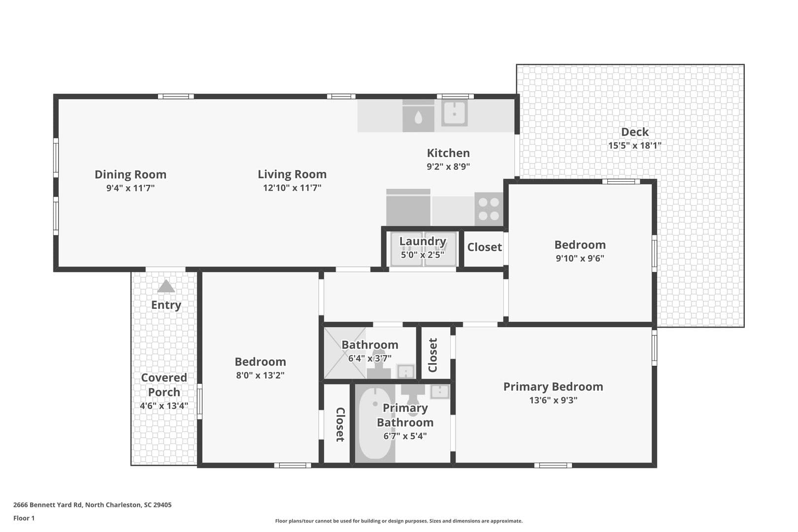 North Charleston House: 2666 Bennett Yard Road