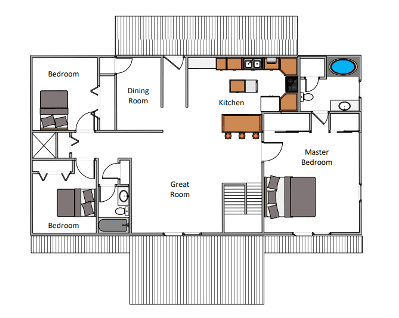 Eddyville Apartment: 75 Forest Glenn Drive - Lakeside Cabin