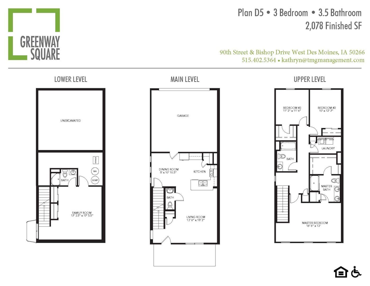 West Des Moines Apartment: 9061 Burkwood Drive
