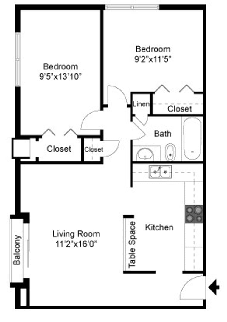 Des Moines Apartment: 1100 24th Street