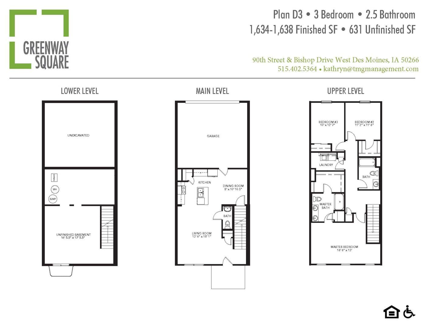 West Des Moines Apartment: 9061 Burkwood Drive