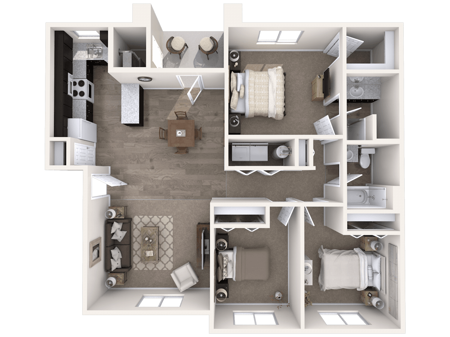 Kennewick Apartment: 3887 W 7th Ave