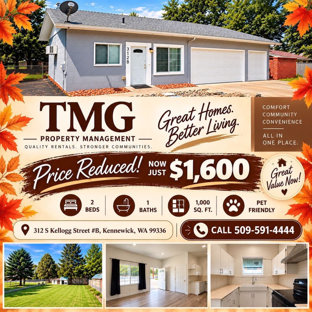 Kennewick House: 312 S Kellogg Street #B