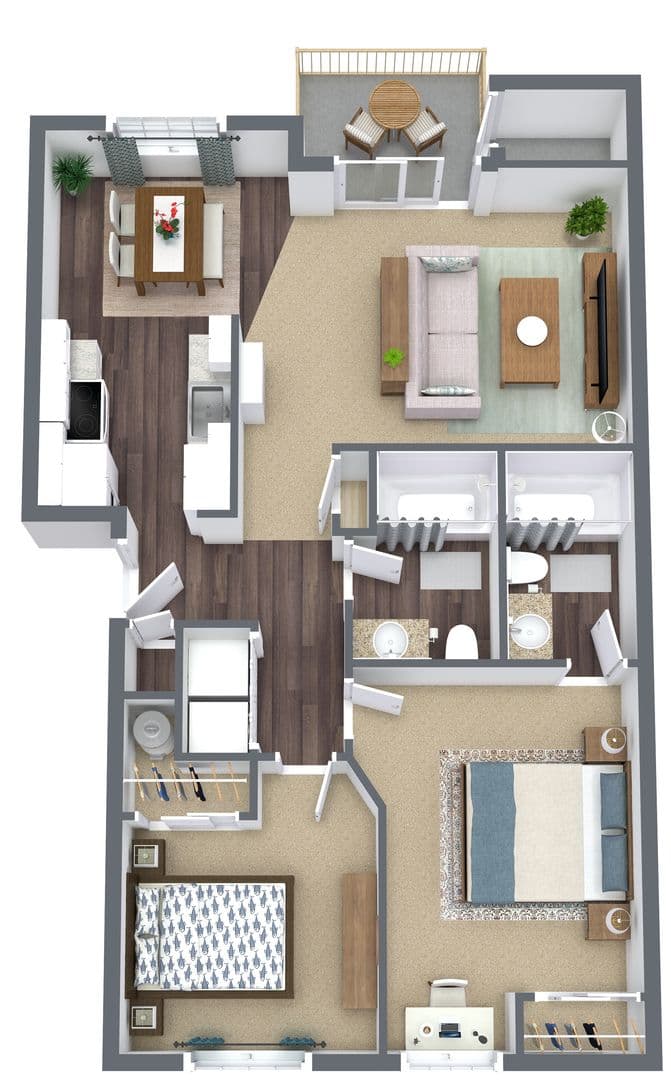 Richland Apartment: 900 Aaron Dr