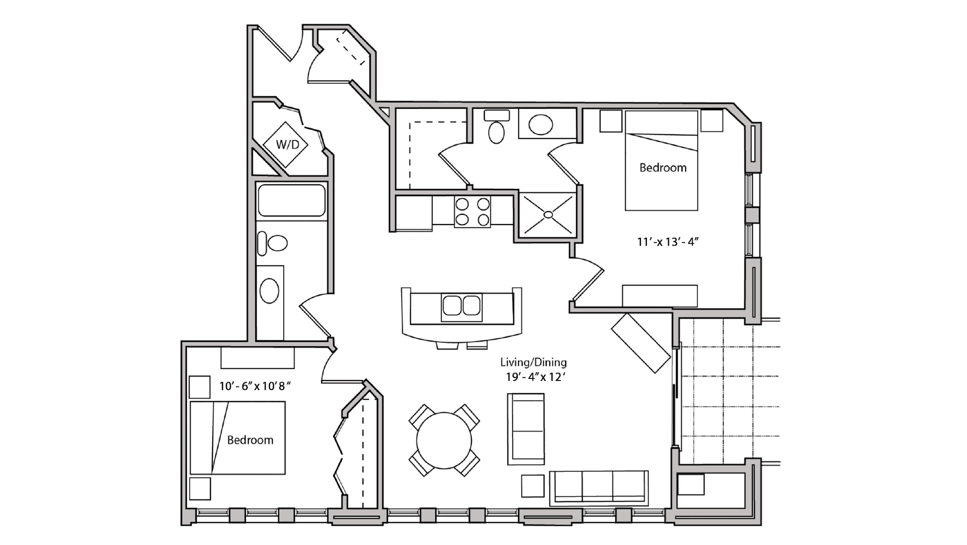 Madison Apartment: 18 S Bedford St