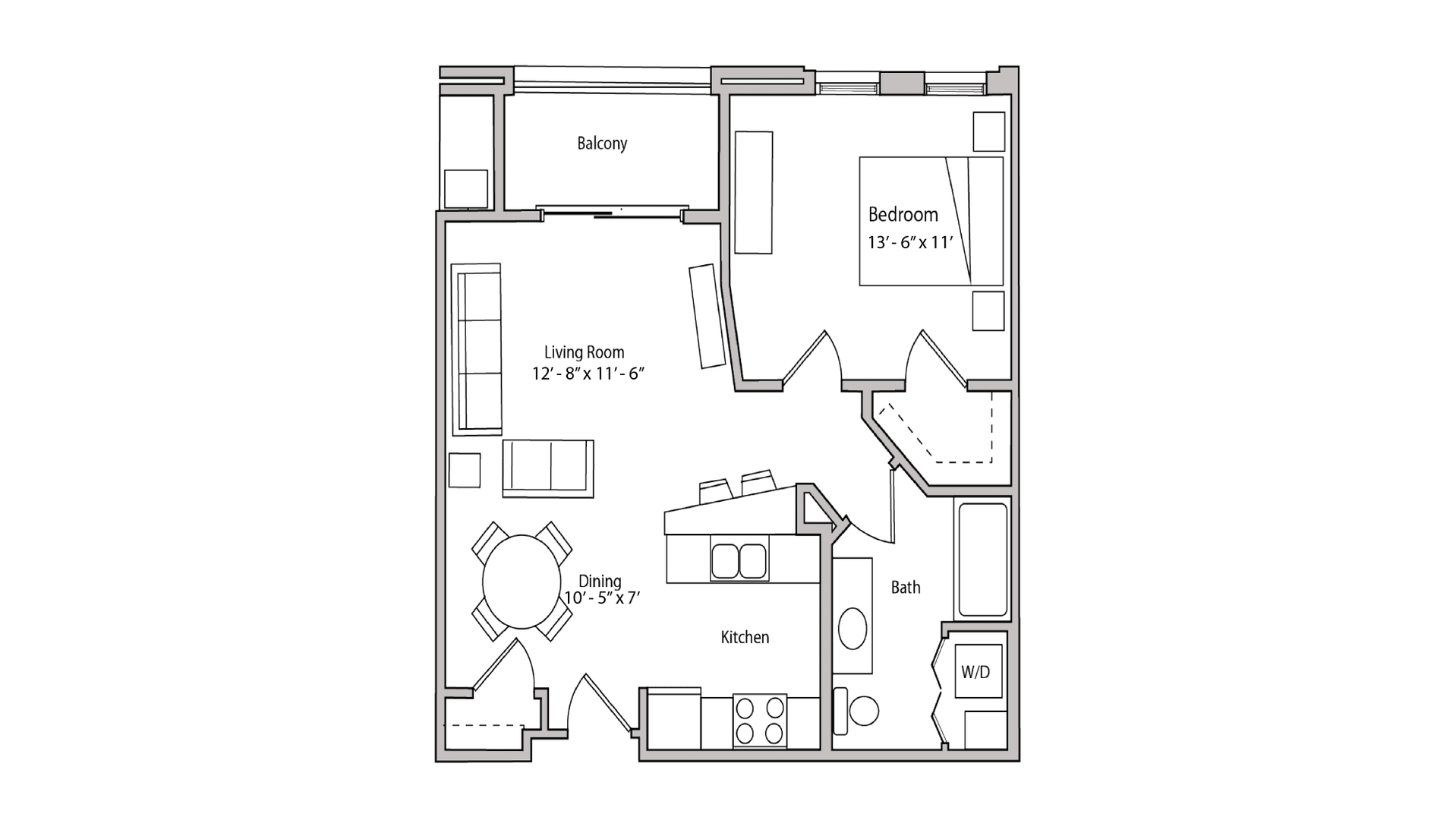 Madison Apartment: 18 S Bedford St