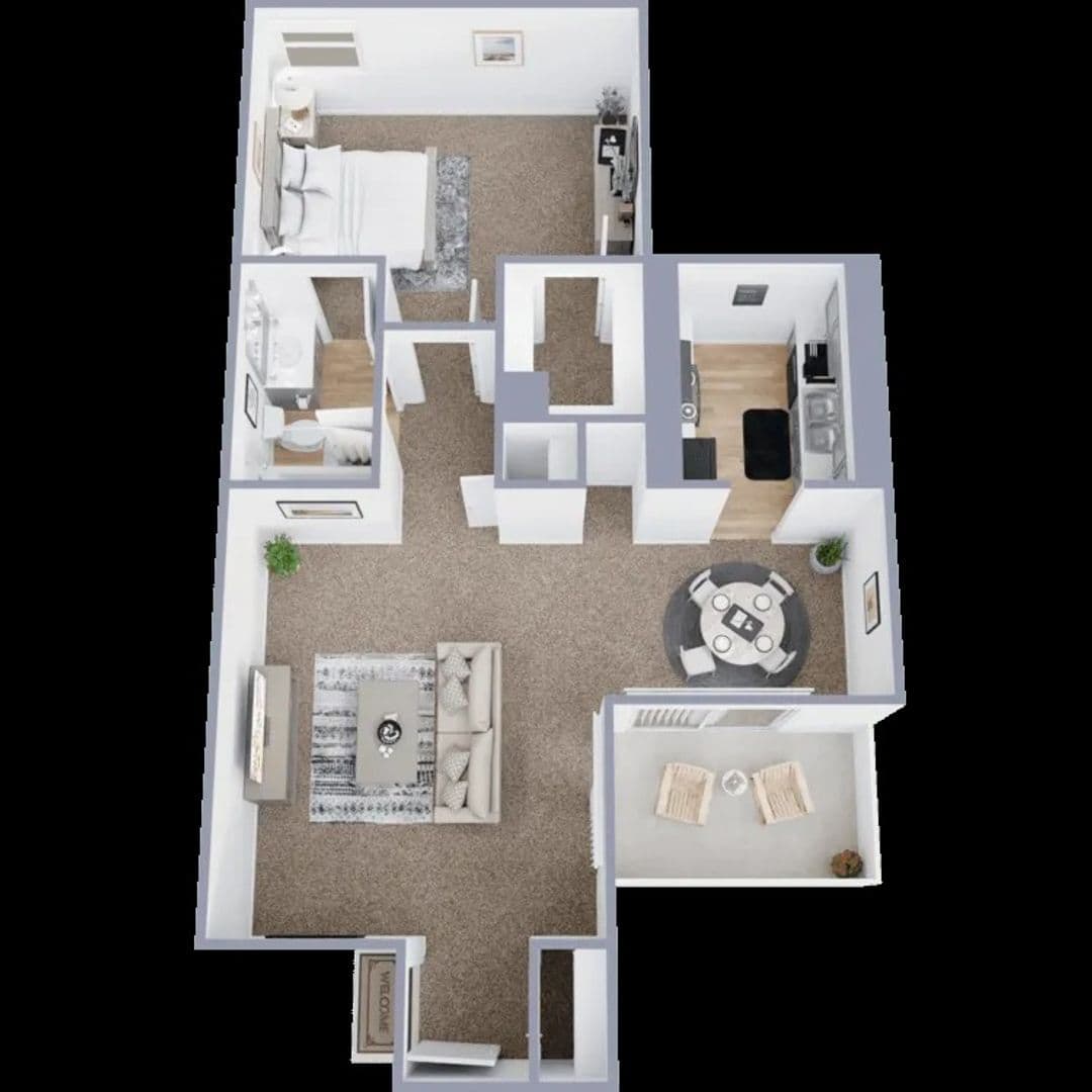 Euless Apartment: 807 South Main St.
