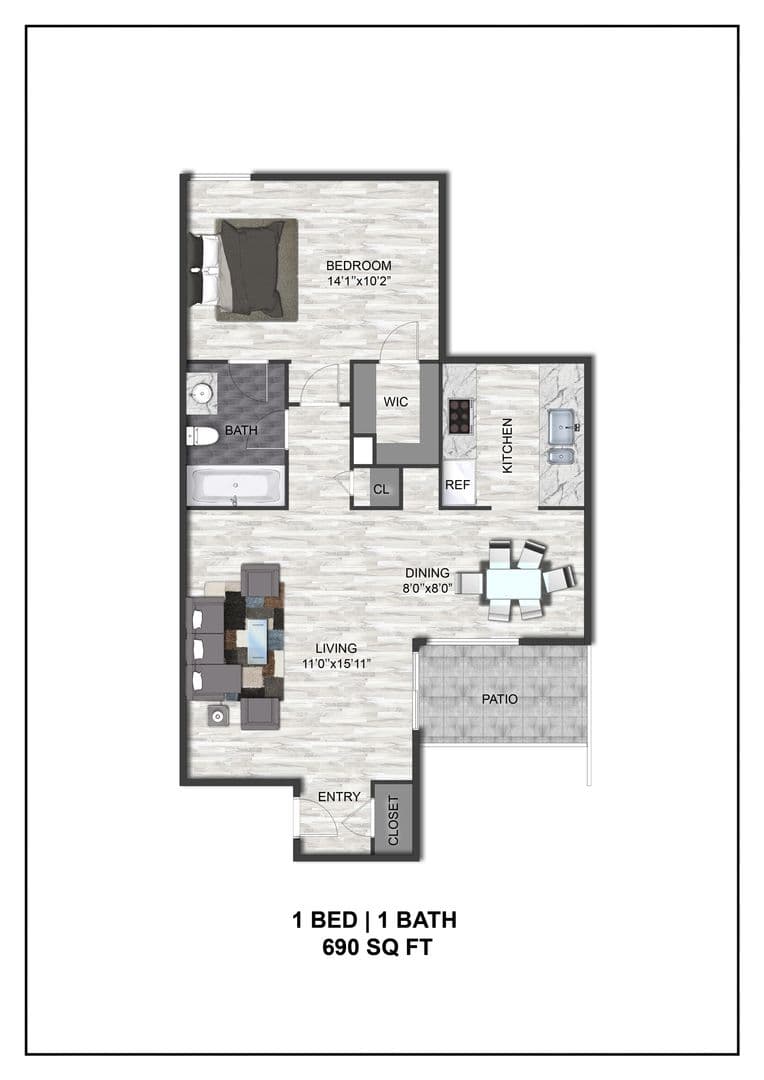 Euless Apartment: 807 South Main St.