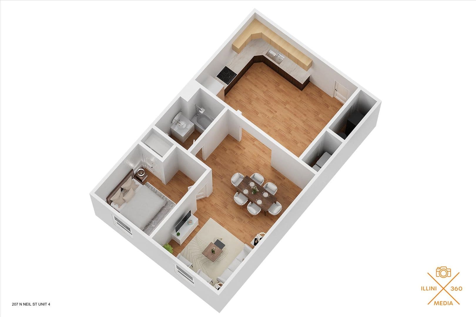 Champaign Apartment: 209 N Neil St.