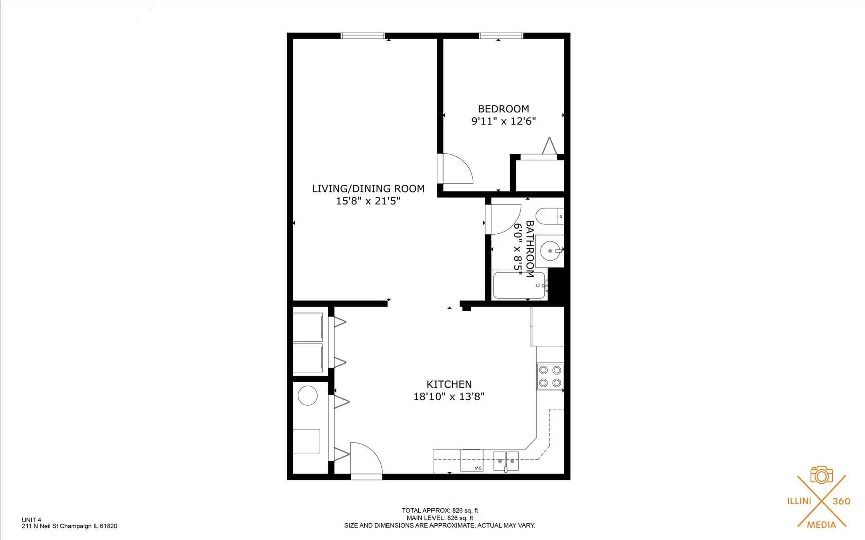 Champaign Apartment: 209 N Neil St.
