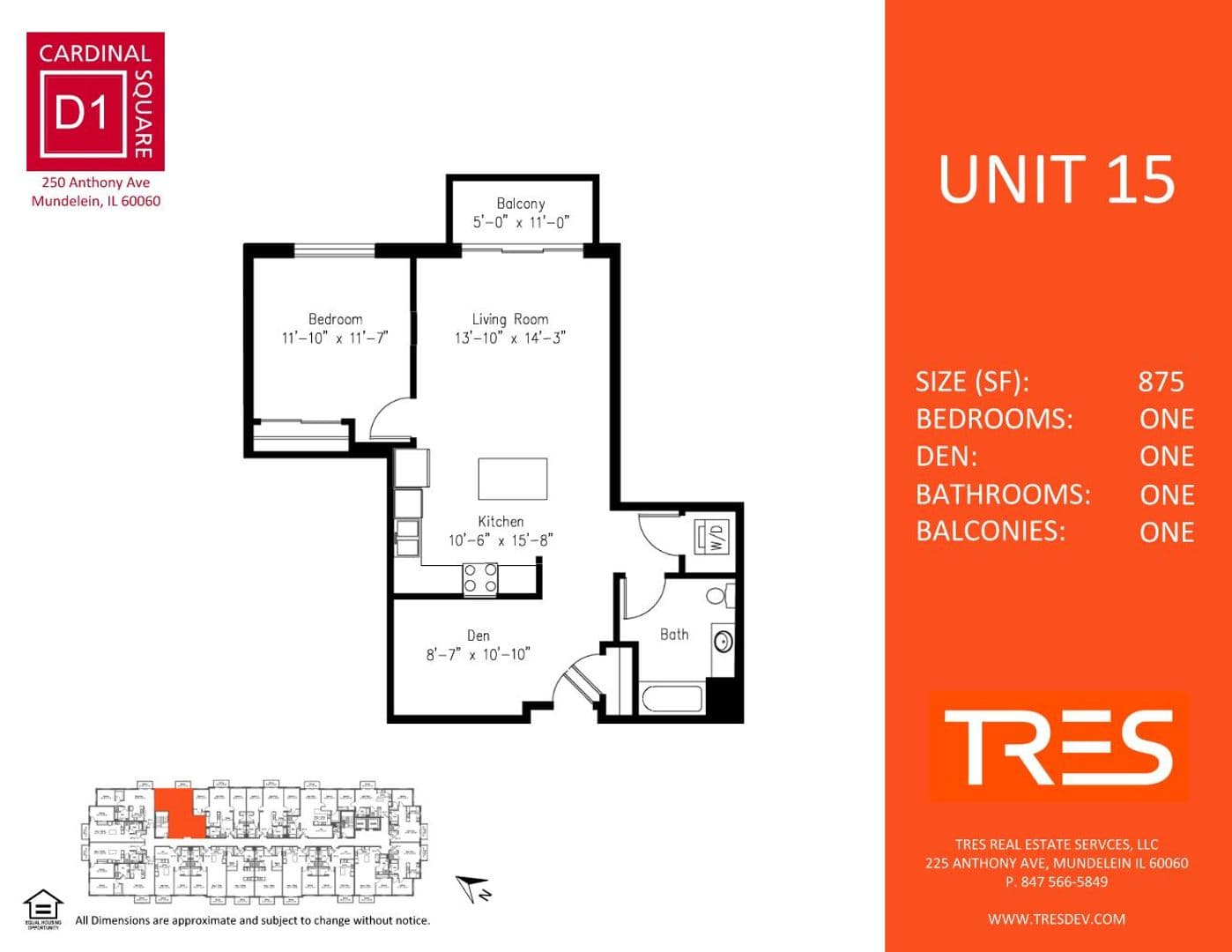 Mundelein Apartment: 250 Anthony Ave