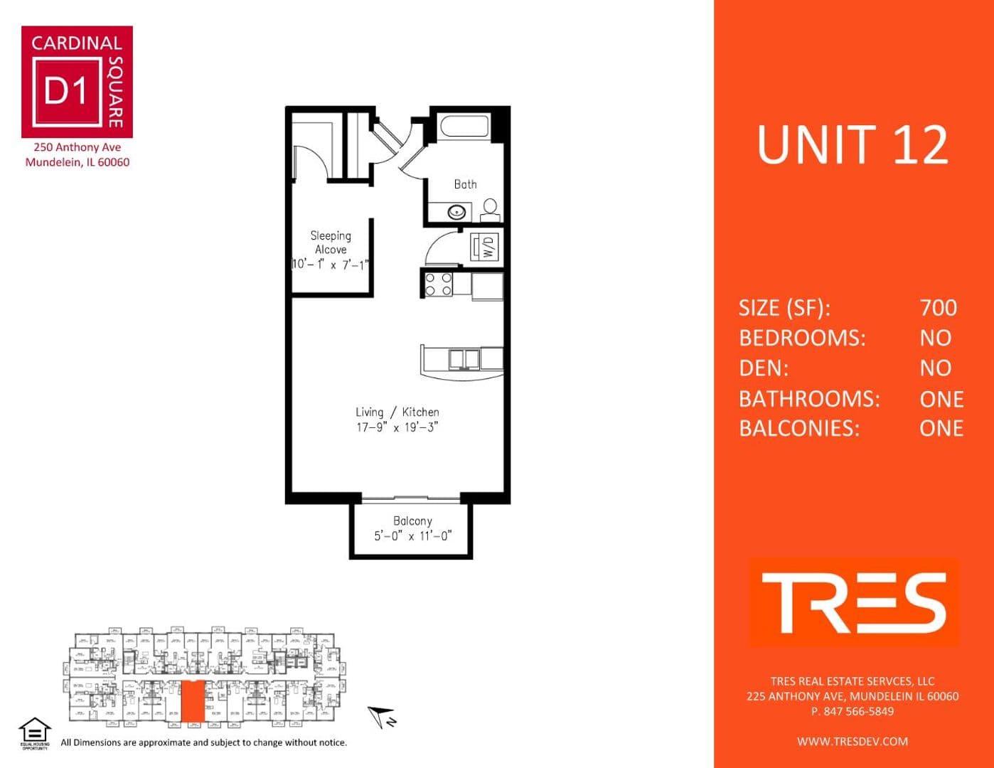 Mundelein Apartment: 250 Anthony Ave