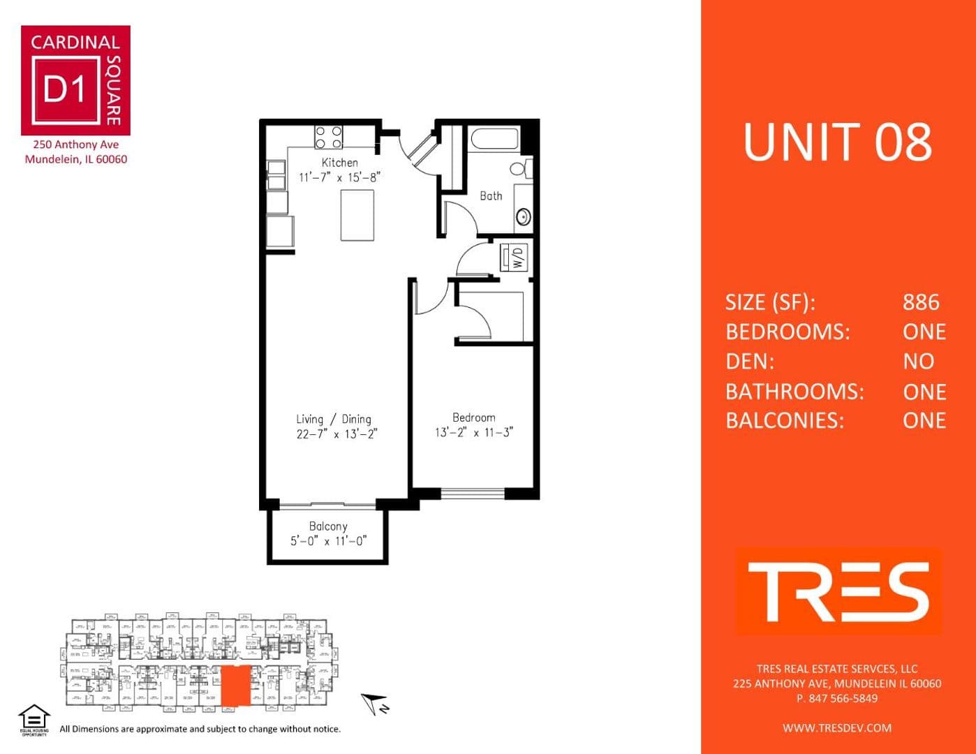 Mundelein Apartment: 250 Anthony Ave