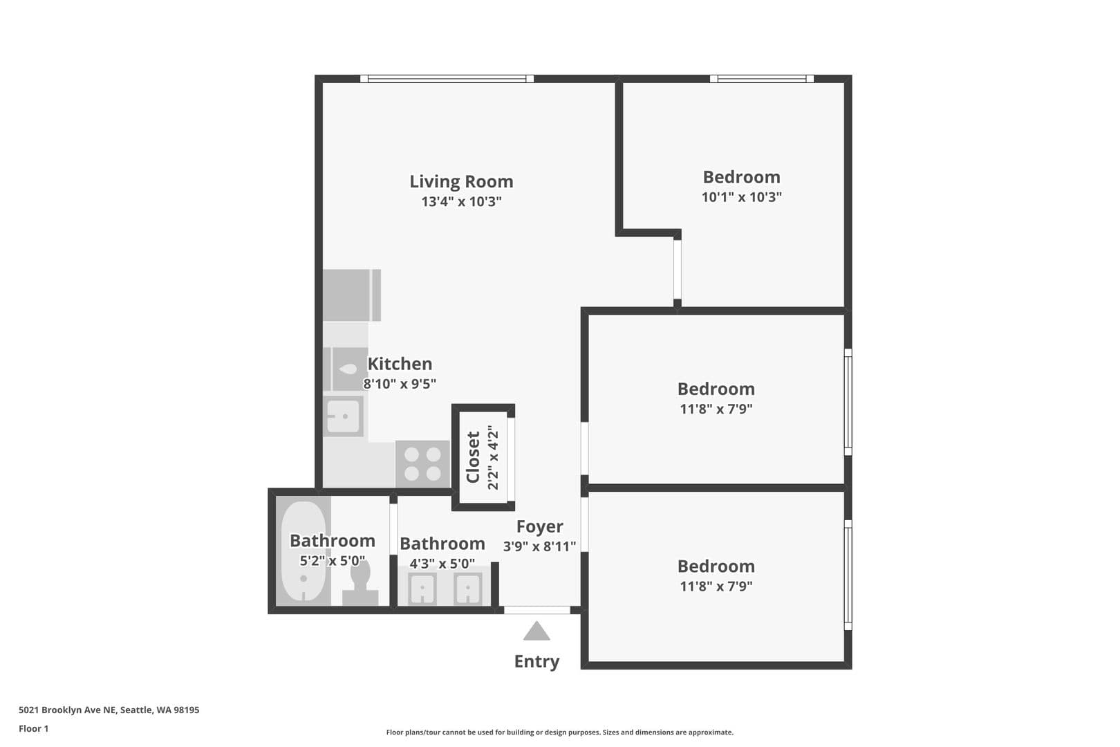 Seattle Apartment: 5021 Brooklyn Avenue NE