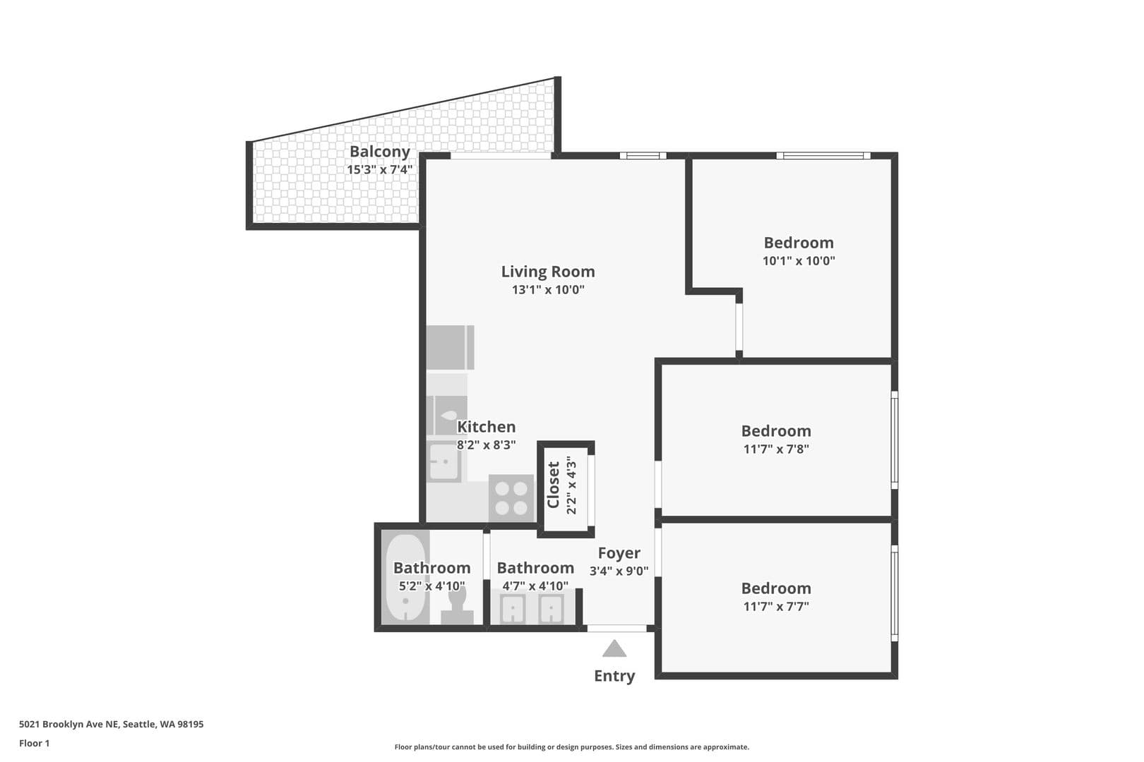 Seattle Apartment: 5021 Brooklyn Avenue NE