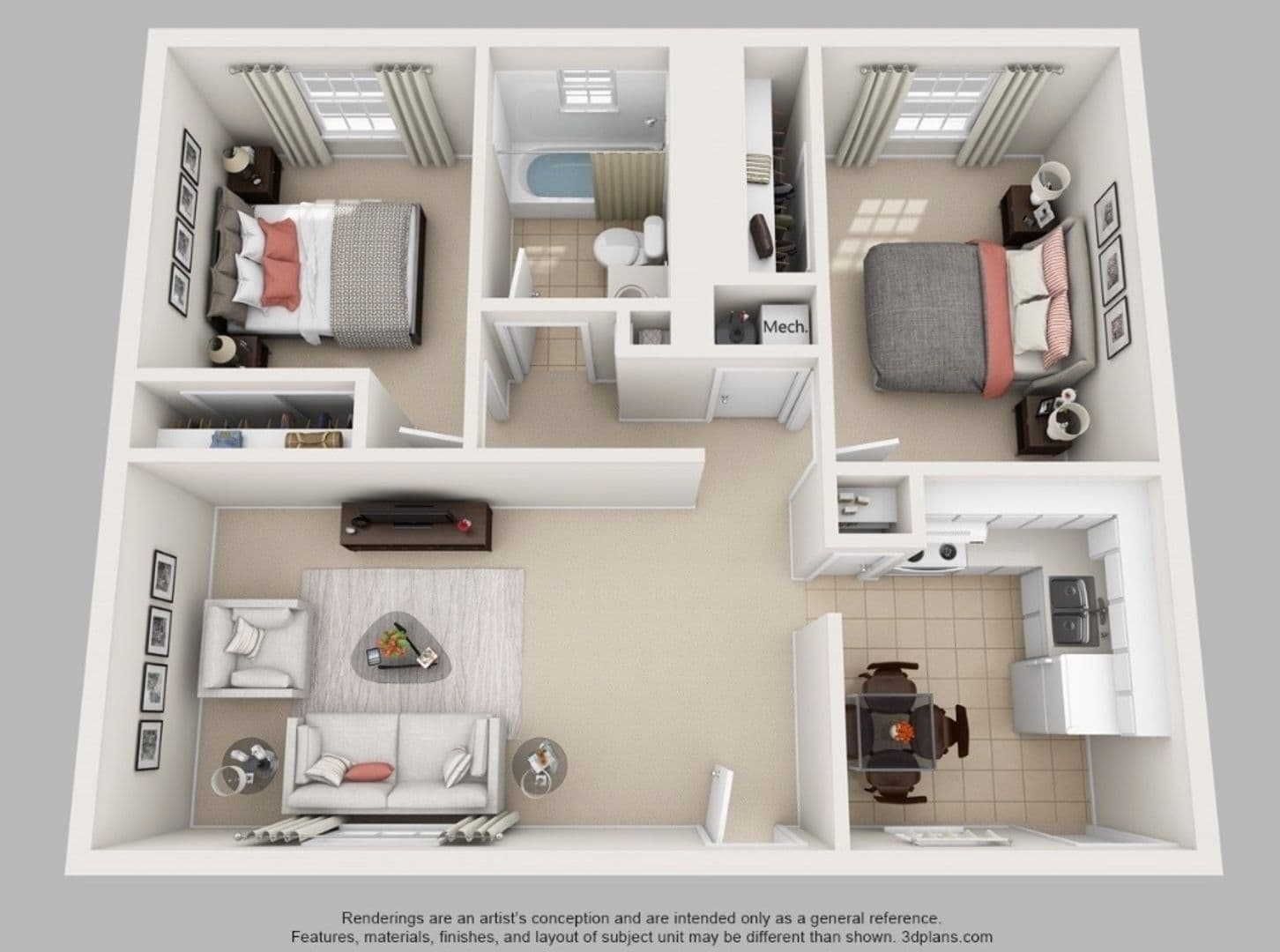 Morrow Apartment: 6252 N Lee St