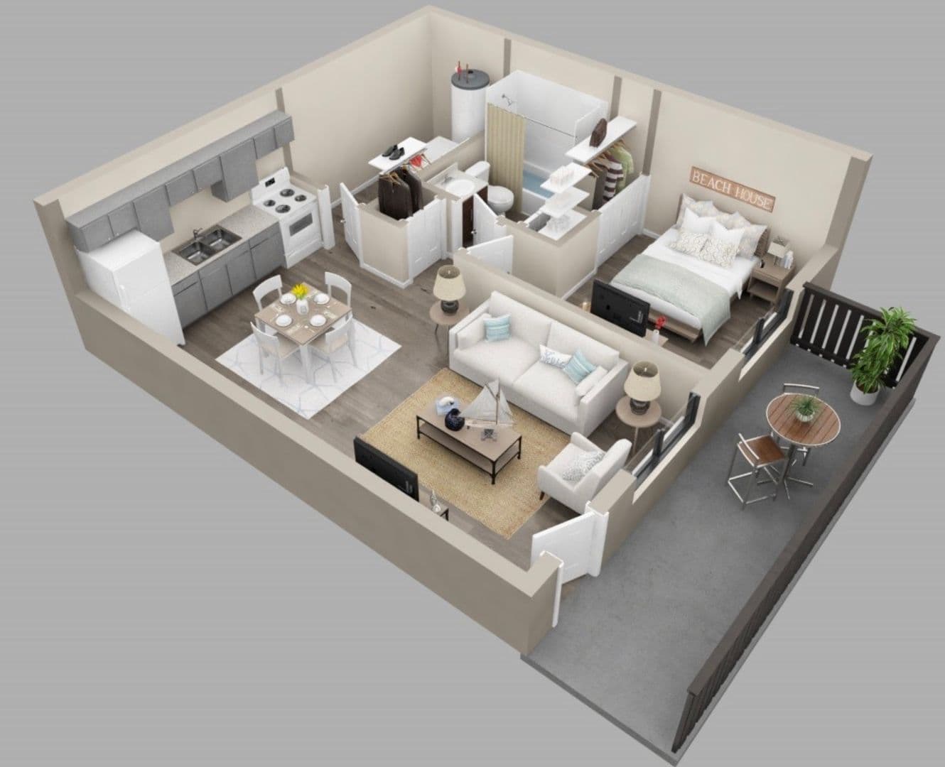 Buford Apartment: 100 Hartford Run NE