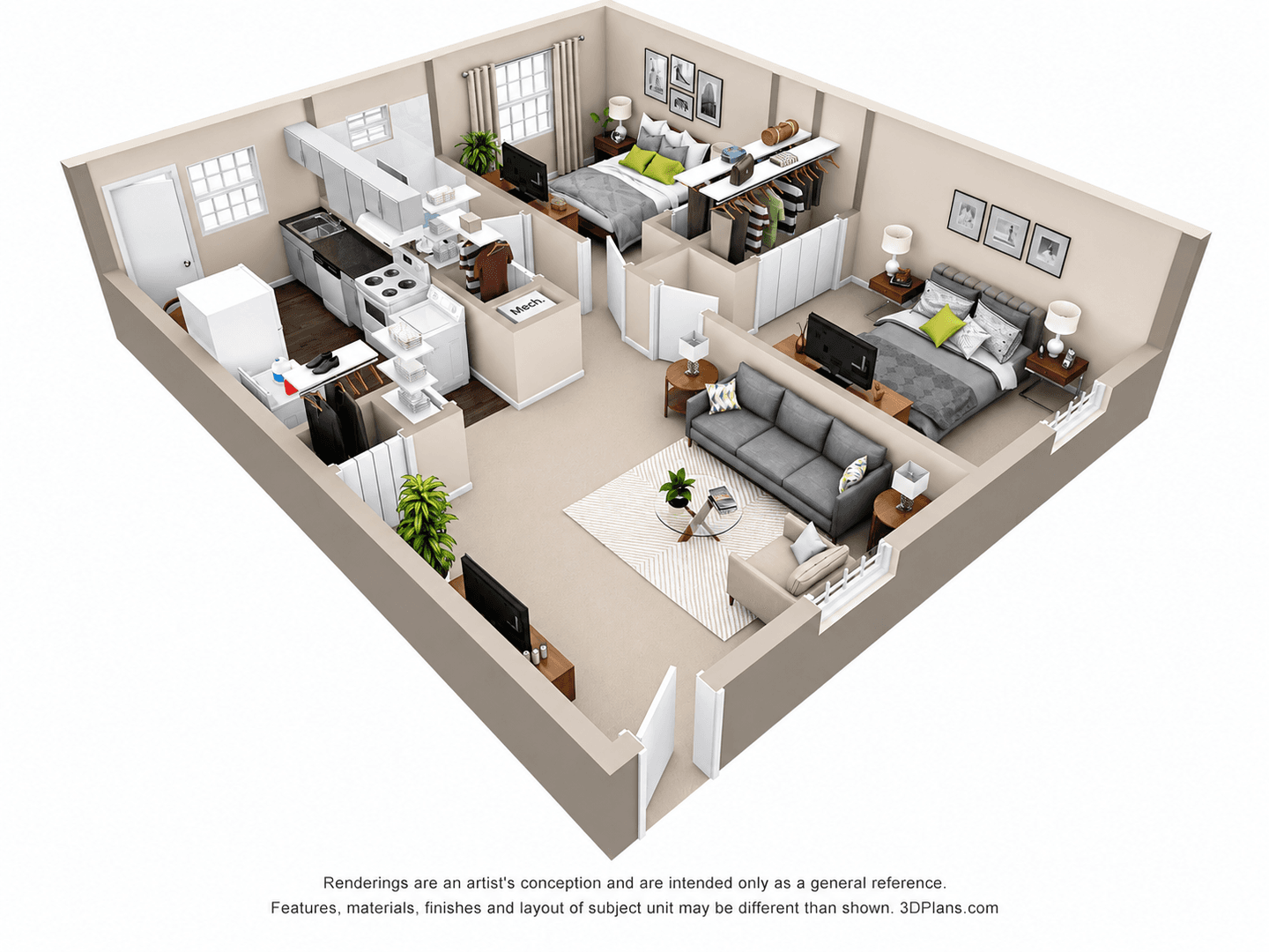 Cartersville Apartment: 134 Leake Street