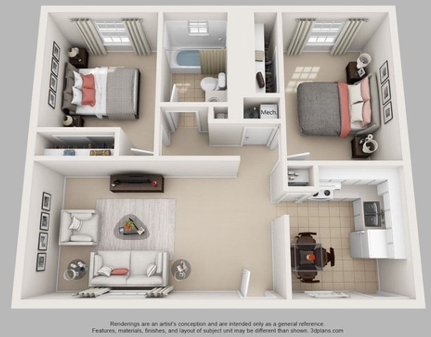 Morrow Apartment: 6252 N Lee St