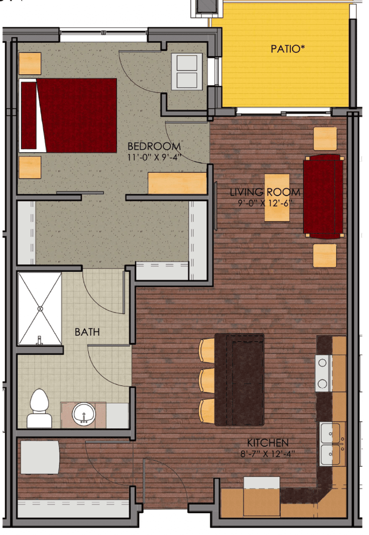 Madison Apartment: 4708 Creekwood Lane