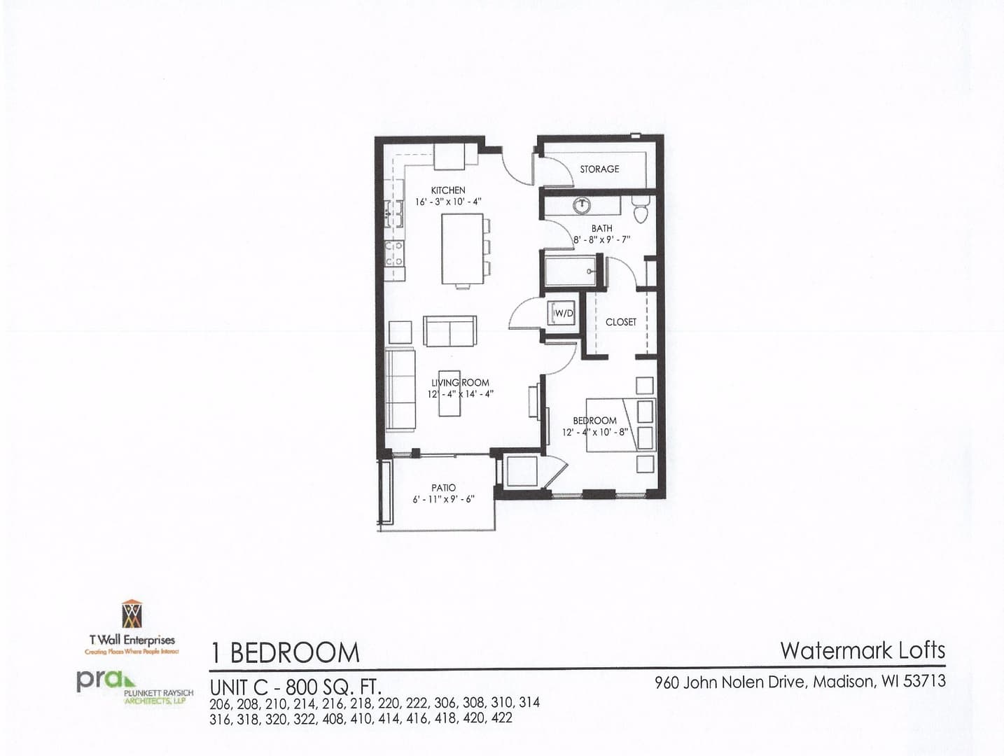 MADISON Apartment: 960 JOHN NOLEN DRIVE