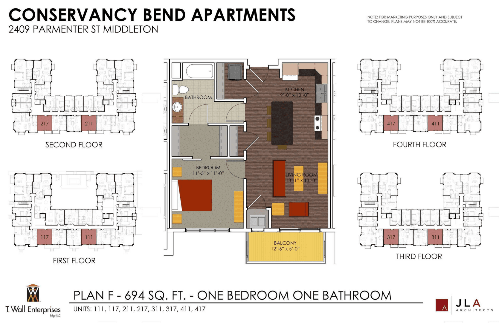 Middleton Apartment: 2409 Parmenter Street