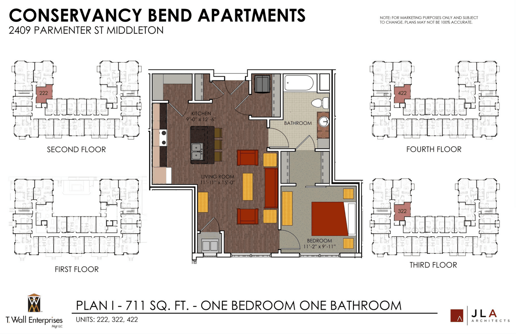 Middleton Apartment: 2409 Parmenter Street