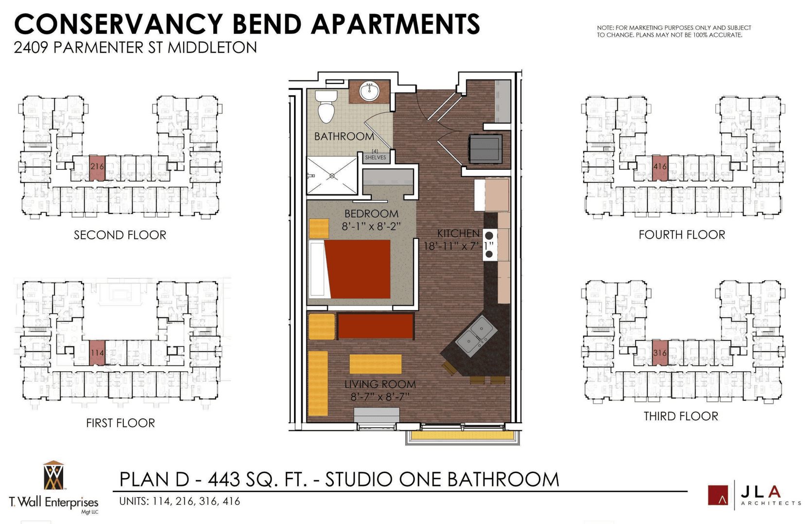 Middleton Apartment: 2409 Parmenter Street