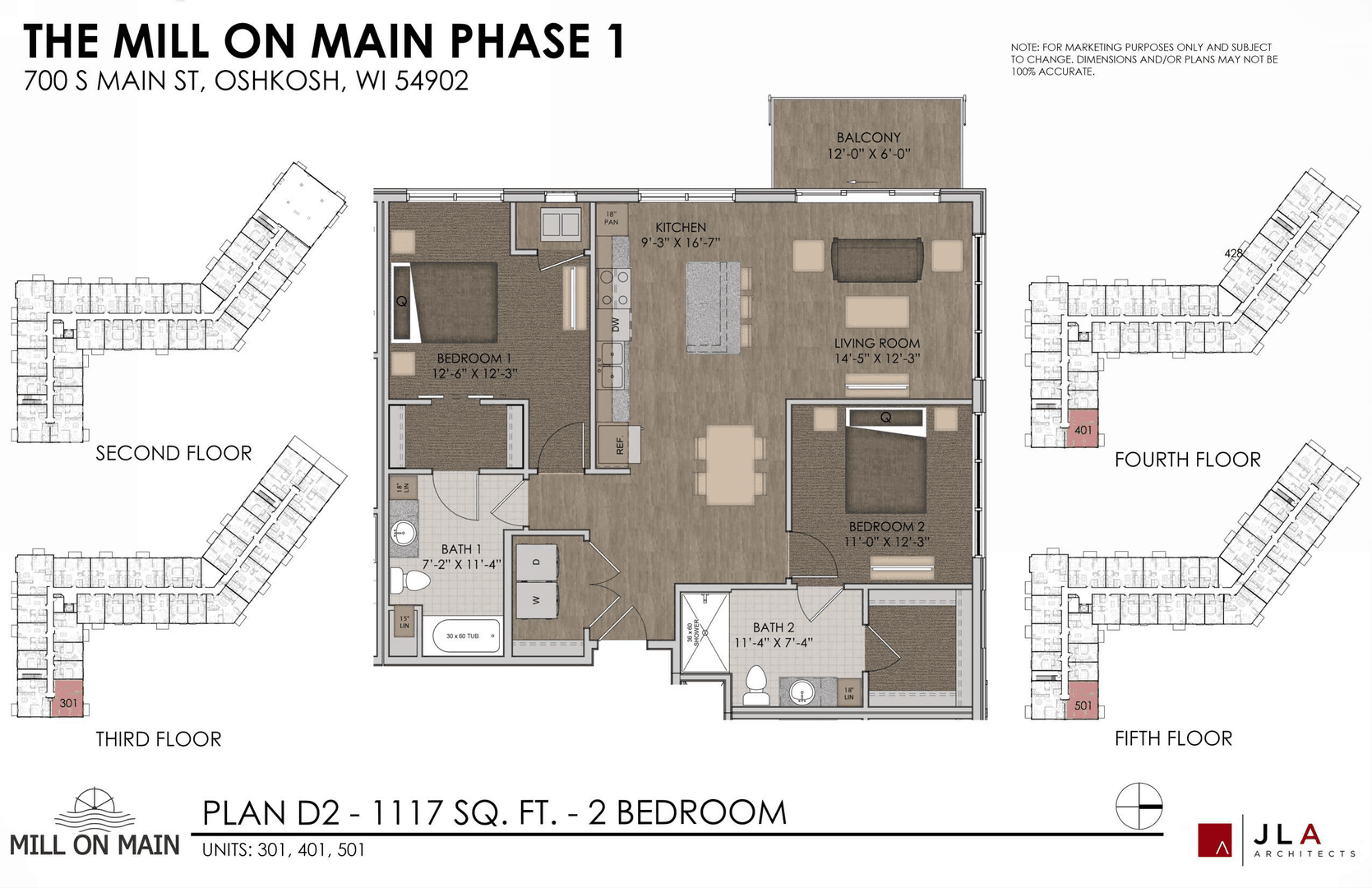 Oshkosh Apartment: 700 S. Main Street