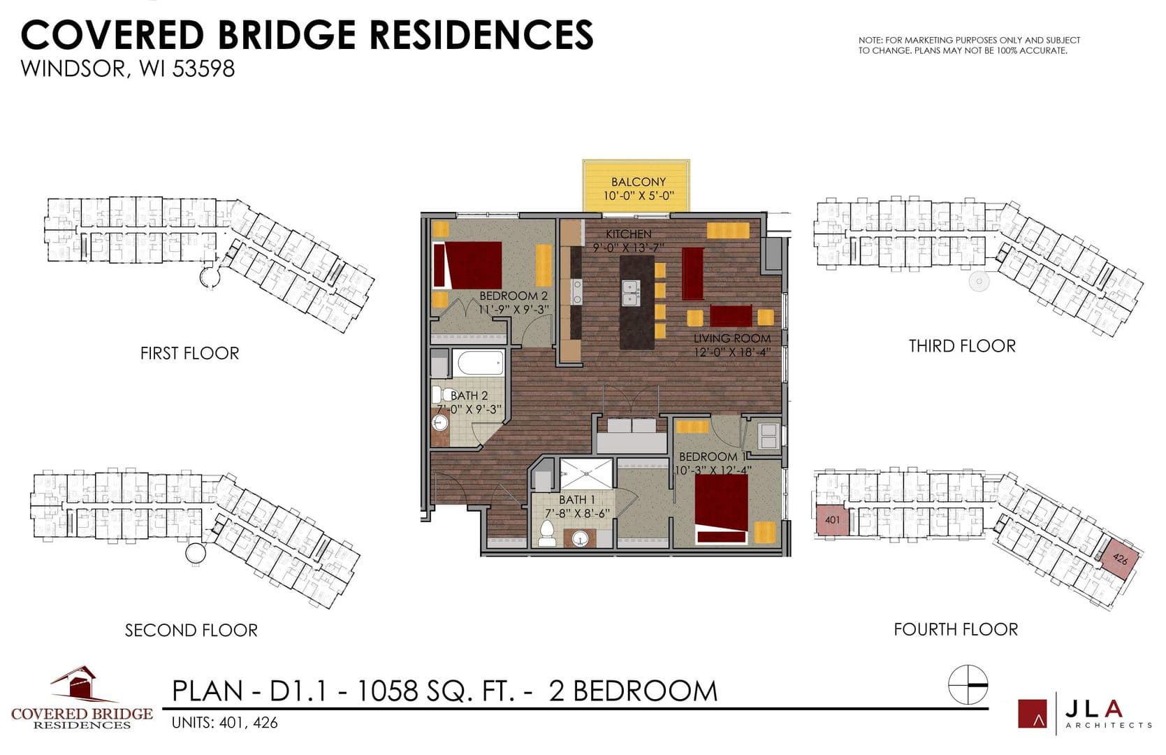 DeForest Apartment: 4140 Silo View Dr