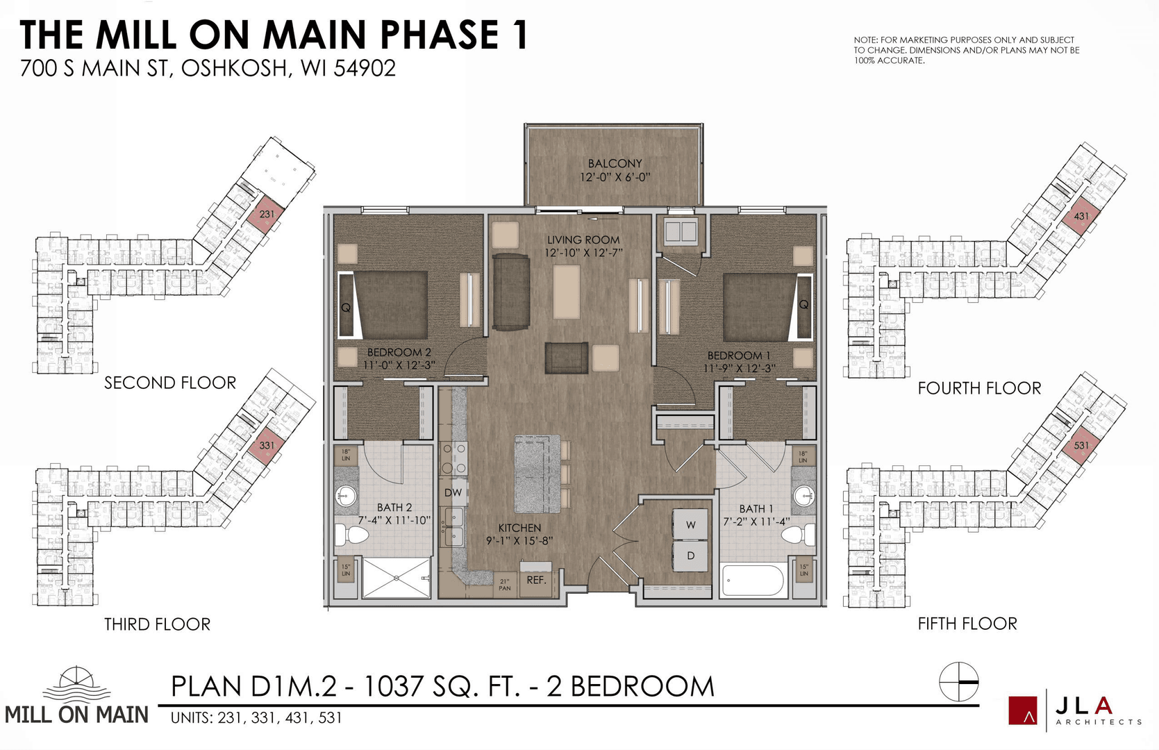 Oshkosh Apartment: 700 S. Main Street