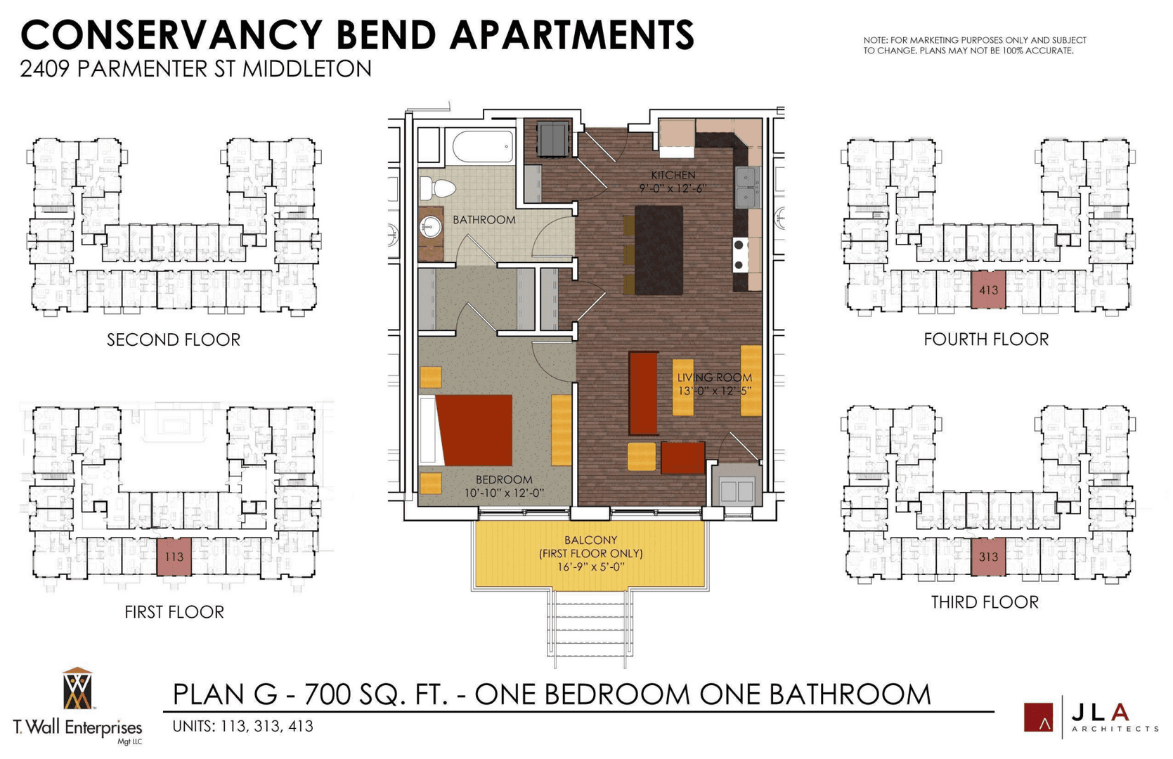 Middleton Apartment: 2409 Parmenter Street