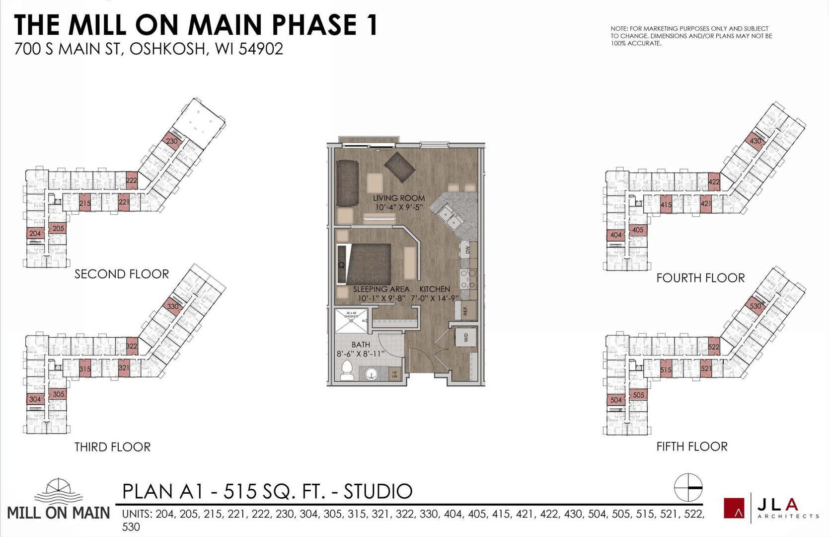 Oshkosh Apartment: 700 S. Main Street